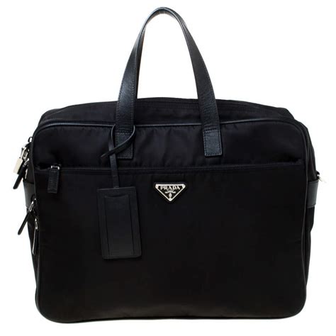 prada nylon laptop bag|designer bags that fit laptop.